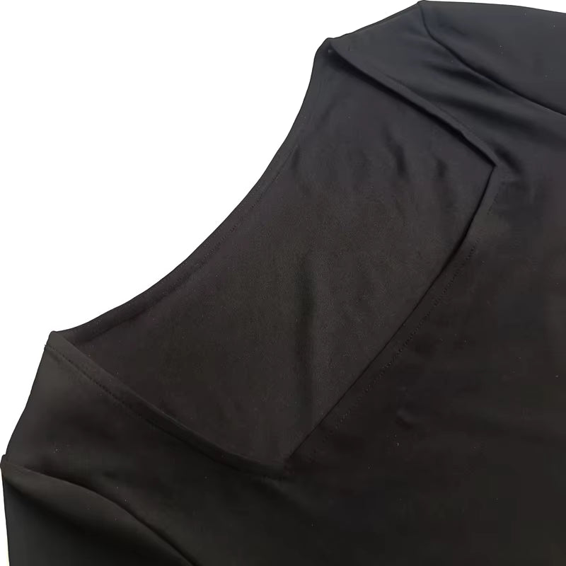 Short Sleeve Bodysuits Summer Square-Cut Collar Solid Bodycon Elastic Romper Sexy Y2K Women Clothing Fashion Club Party 2521